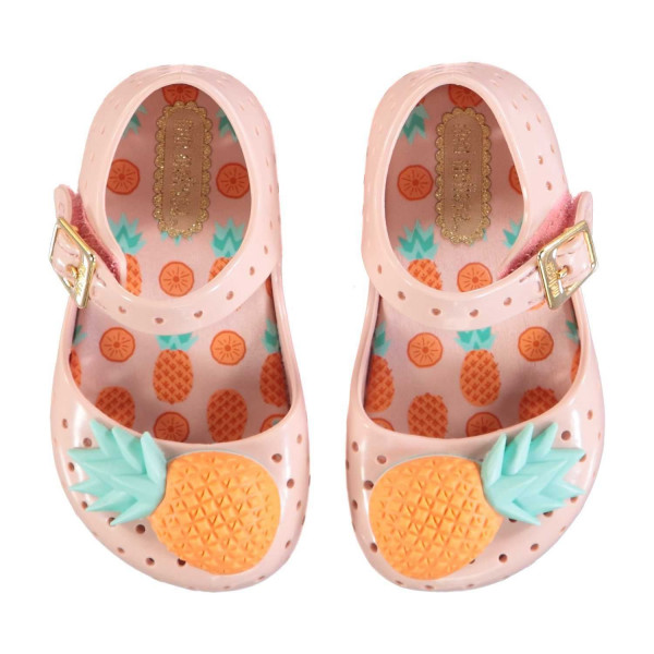 mini melissa pineapple shoes