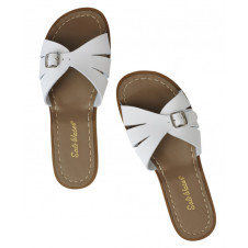 SALTWATER ADULTS CLASSIC SLIDES WHITE